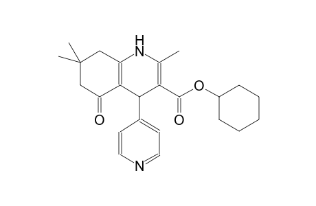 3-quinolinecarboxylic acid, 1,4,5,6,7,8-hexahydro-2,7,7-trimethyl-5-oxo-4-(4-pyridinyl)-, cyclohexyl ester