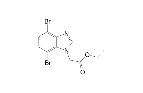 Ethyl 2-(4,7-Dibromo-1H-benzimidazol-1-yl)acetate