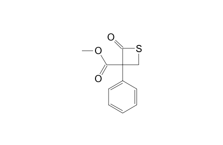 2-keto-3-phenyl-thietane-3-carboxylic acid methyl ester