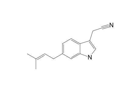 2-[6-(3-methylbut-2-enyl)-1H-indol-3-yl]acetonitrile