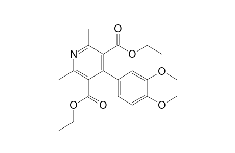 Diethyl 2,6-dimethyl-4-(3',4'-dimethoxyphenyl)pyridine-3.5-dicarboxylate