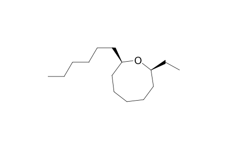 (2S,8R)-2-ethyl-8-hexyl-oxocane