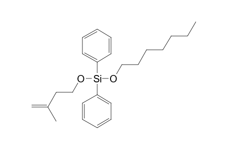 Silane, diphenylheptyloxy(3-methylbut-3-en-1-yloxy)-