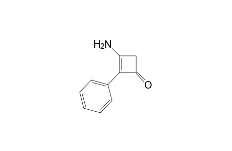 3-Amino-2-phenyl-1-cyclobut-2-enone