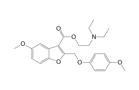 2-(Diethylamino)ethyl 5-methoxy-2-[(4-methoxyphenoxy)methyl]-1-benzofuran-3-carboxylate