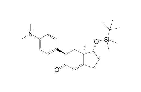 (1R*,6R*,7aR*)-1-[(tert-Butyldimethylsilyl)oxy]-6-[4-(dimethylamino)phenyl]-7a-methyl-7,7a-dihydroindan-5(6H)-one