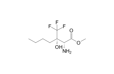 (2R,3S)-2-amino-3-hydroxy-3-(trifluoromethyl)enanthic acid methyl ester