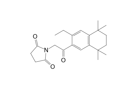 N-[(3-ethyl-5,6,7,8-tetrahydro-5,5,8,8-tetramethyl-2-naphthoyl)methyl]succinimide