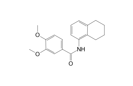 3,4-Dimethoxy-N-(5,6,7,8-tetrahydronaphthalen-1-yl)benzamide