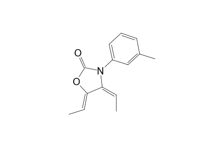 N-(3'-Methylphenyl)-(4E,5Z)-diethylidene-1,3-oxazolidin-2-one