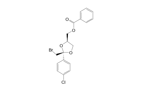 CIS-{2-(4-CHLOROPHENYL)-2-BrOMOMETHYL-(1,3-DIOXOLAN-4-YL)}-METHYL-BENZOATE
