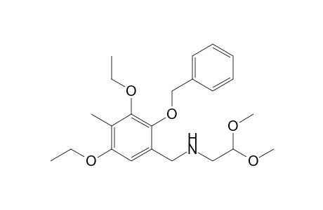 N-(2-Benzyloxy-3,5-diethoxy-4-methylbenzyl)-2,2-dimethoxyethylamine
