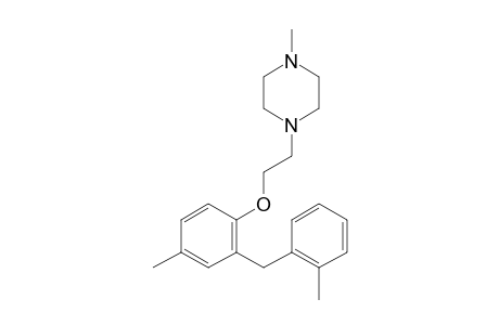 1-Methyl-4-(2-(4-methyl-2-(2-methylbenzyl)phenoxy)ethyl)piperazine