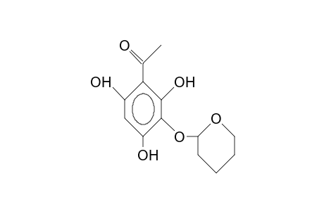 2',4',6'-Trihydroxy-3'-(tetrahydro-pyran-2-yl-oxy)-acetophenone