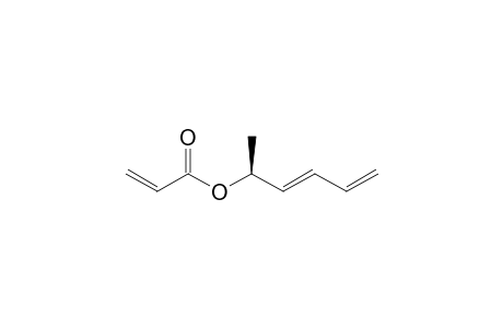 (+-)-(1S,2E,4E)-1-methylpenta-2,4-dien-1-yl acrylate