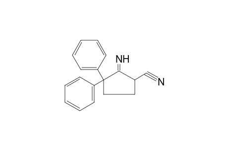 2-Imino-3,3-diphenylcyclopentanecarbonitrile