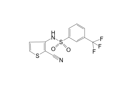 Thiophene-2-carbonitrile, 3-(3-trifluoromethylphenylsulfonylamino)-
