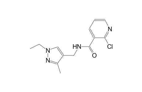 2-chloro-N-[(1-ethyl-3-methyl-1H-pyrazol-4-yl)methyl]nicotinamide