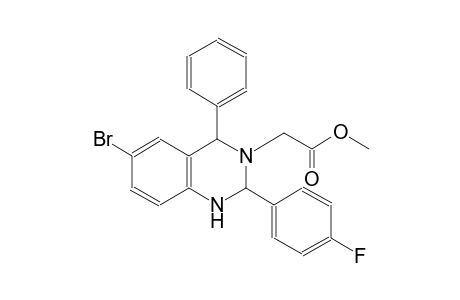 methyl (6-bromo-2-(4-fluorophenyl)-4-phenyl-1,4-dihydro-3(2H)-quinazolinyl)acetate