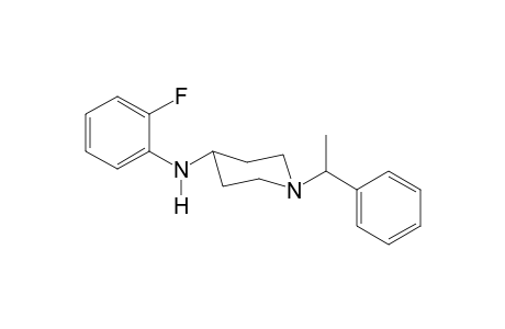 N-2-Fluorophenyl-1-(1-phenylethyl)piperidin-4-amine