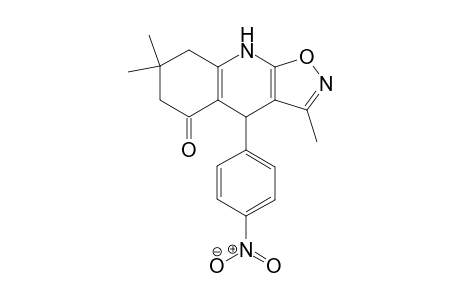 3,7,7-Trimethyl-4-(4-nitrophenyl)-4,7,8,9-tetrahydroisoxazolo[5,4-b]quinolin-5(6H)-one