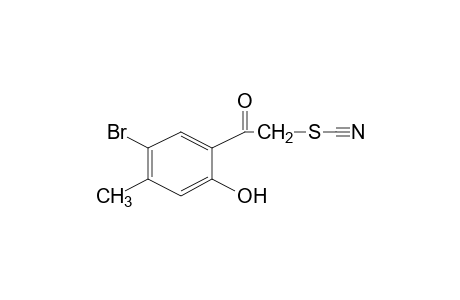 THIOCYANIC ACID, 5-BROMO-2-HYDROXY-4-METHYLPHENACYL ESTER