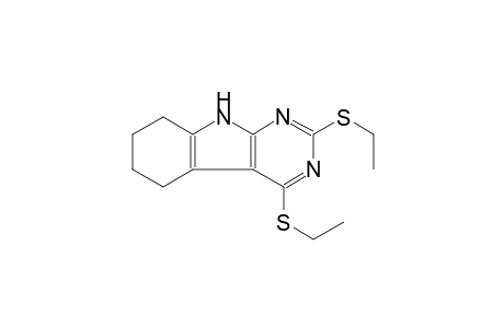2,4-bis(ethylsulfanyl)-6,7,8,9-tetrahydro-5H-pyrimido[4,5-b]indole