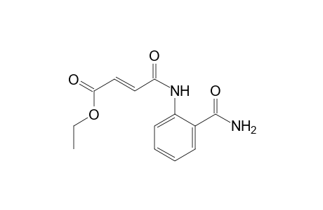 2-Butenoic acid, 4-[[2-(aminocarbonyl)phenyl]amino]-4-oxo-, ethyl ester, (E)-