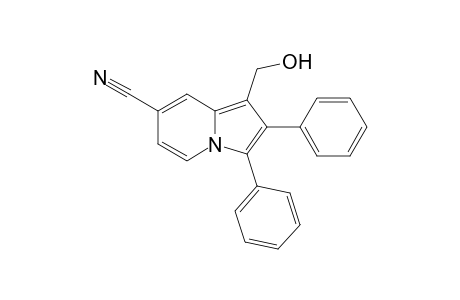 1-(hydroxymethyl)-2,3-diphenyl-indolizine-7-carbonitrile