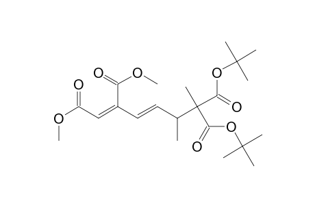 1,3-Heptadiene-1,2,6,6-tetracarboxylic acid, 5-methyl-, 6,6-bis(1,1-dimethylethyl) 1,2-dimethyl ester, (E,E)-