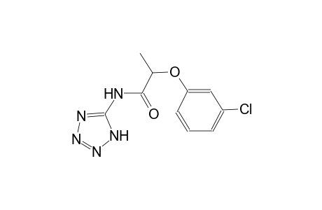 2-(3-chlorophenoxy)-N-(1H-tetraazol-5-yl)propanamide