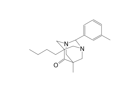 5-butyl-7-methyl-2-(3-methylphenyl)-1,3-diazatricyclo[3.3.1.1~3,7~]decan-6-one