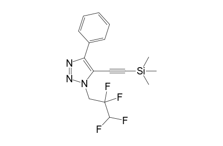 4-Phenyl-1-(2,2,3,3-tetrafluoropropyl)-5-trimethylsilylethynyl-1H-1,2,3-triazole