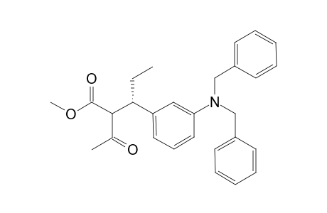 (3S)-2-acetyl-3-[3-(dibenzylamino)phenyl]valeric acid methyl ester