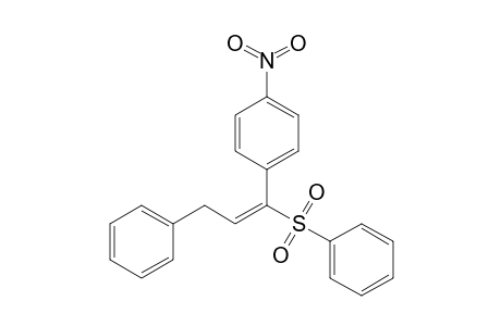 3-Phenyl-1-phenylsulfonyl-1-(4-nitrophenyl)propene