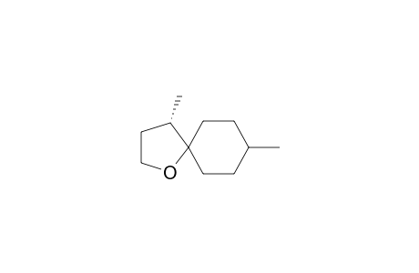 1-Oxaspiro[4.5]decane, 4,8-dimethyl-, trans-