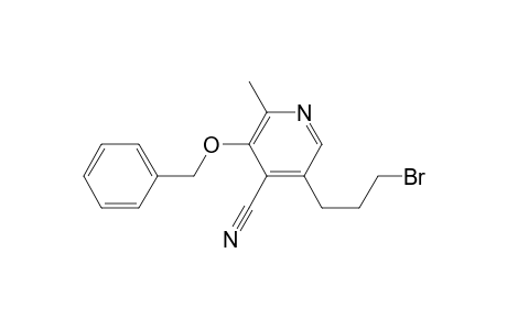 3-( 5'-Benzyloxy-4'-cyano-6'-methyl-3'-pyridyl)propyl bromide