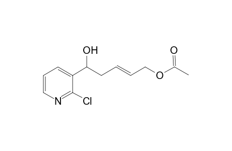 (E)-5-(2-chloropyridin-3-yl)-5-hydroxypent-2-en-1-yl acetate