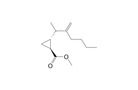 E-1-METHOXYCARBONYL-2-(2-BUTYL-1-BUTEN-3-YL)CYCLOPROPANE