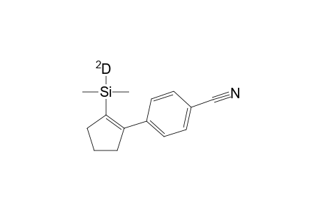 2-(p-Cyanophenyl)-1-(deuteriodimethylsilyl)cyclopentene
