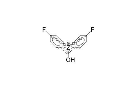 Bis(4-fluorophenyl)-hydroxy-carbenium cation