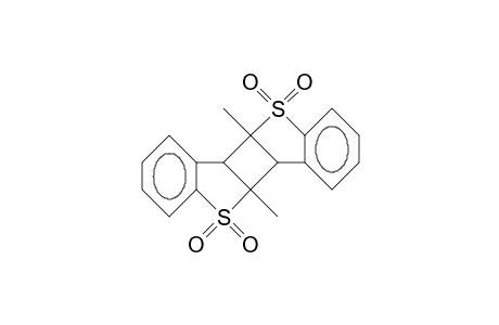 2-Methyl-thianaphthene 1,1-dioxide 2,3-anti-head to head dimer
