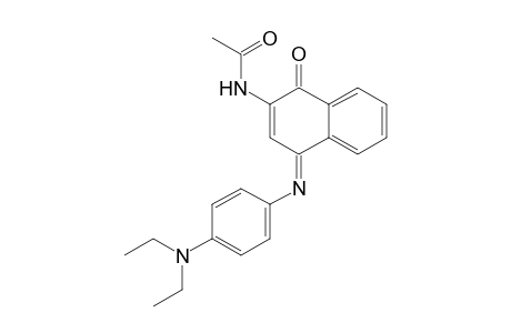 Acetamide, N-[4-[[4-(diethylamino)phenyl]imino]-1,4-dihydro-1-oxo-2-naphthalenyl]-