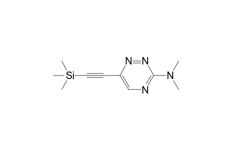 3-N,N-dimethylamino-6-trimethylsilylethynyl-1,2,4-triazine