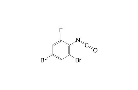 1,5-dibromo-3-fluoro-2-isocyanatobenzene