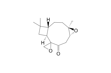 4,5 : 8,13-Diepoxy-caryophyllan-7-one