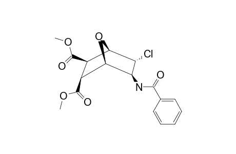DIMETHYL-(1RS,2RS,3SR,4SR,5SR,6RS)-5-EXO-(BENZOYLAMINO)-6-ENDO-CHLORO-7-OXABICYCLO-[2.2.1]-HEPTANE-2-EXO,3-EXO-DICARBOXYLATE