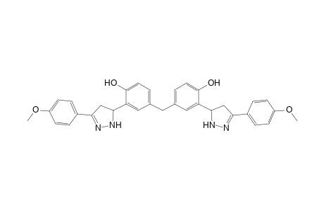 4,4'-Methylenebis[2-(3-(4-methoxyphenyl)-4,5-dihydro-1H-pyrazol-5-yl)phenol]