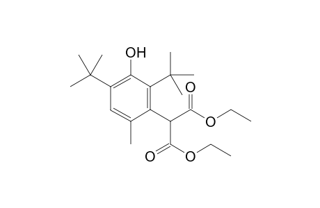 diethyl 2-(2,4-ditert-butyl-3-hydroxy-6-methyl-phenyl)propanedioate