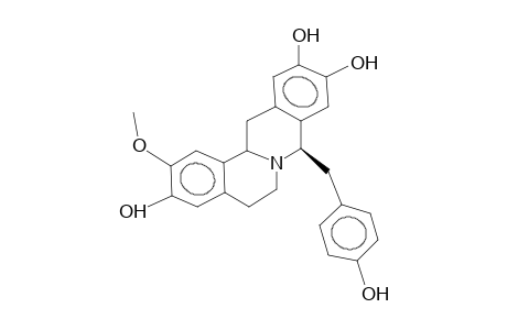 (-)-8-BETA-(4'-HYDROXYBENZYL)-2-METHOXYBERBIN-3,10,11-TRIOL